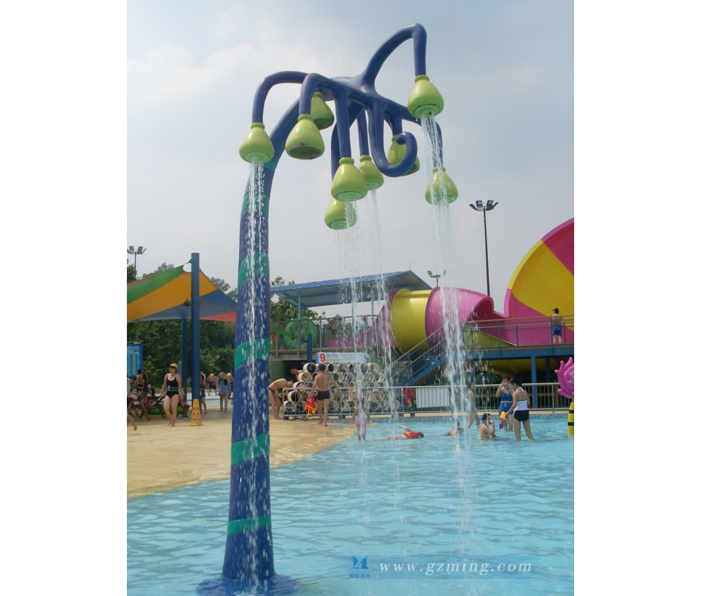 吊花噴水